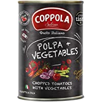 Coppola Polpa + Verduras- Tomates Triturados con Verduras - Sin sal añadida 400g (Caja de 12)